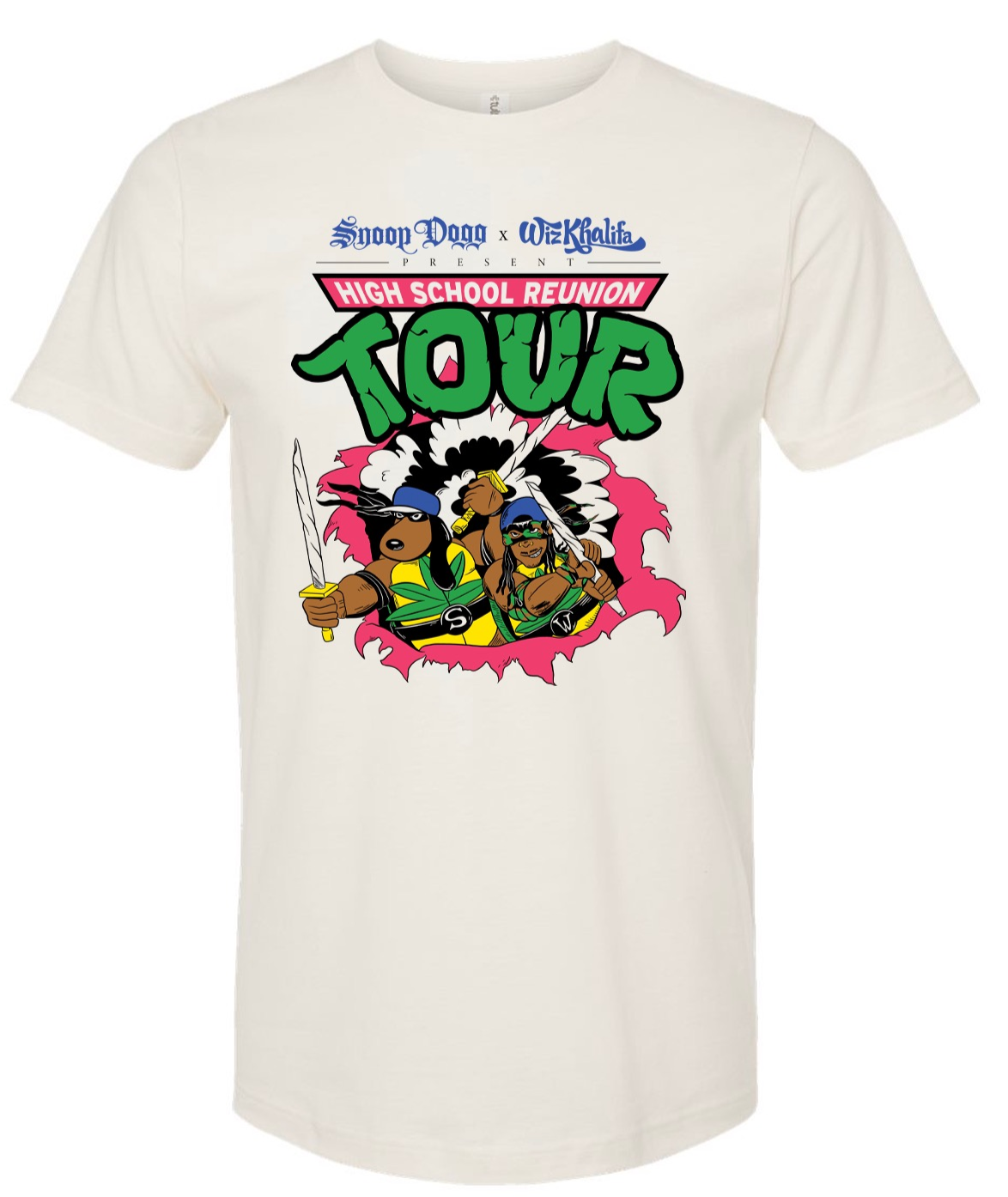 Snoop Dogg's "High School Reunion Tour 2023" T-shirt